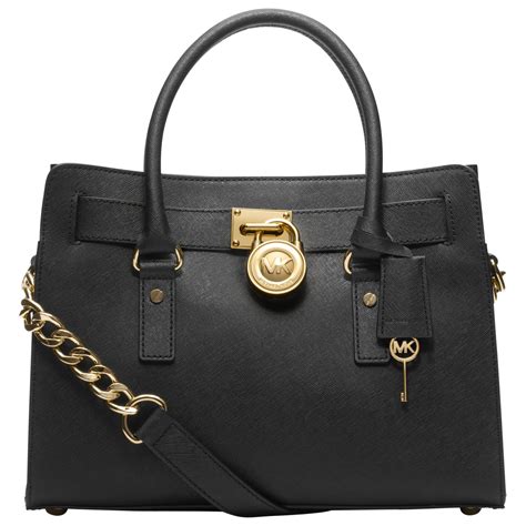 michael kors hamilton noir|michael kors hamilton satchel.